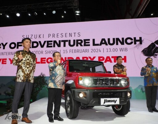 折合新臺幣 95.2 萬元起 / 提供手排及自排雙車型 全新 Jimny 5-door 正式於印尼上市
