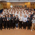 竹市消防人員晉陞儀式 高市長授階表揚並頒發緯創火警案獎勵金 感謝守護市民