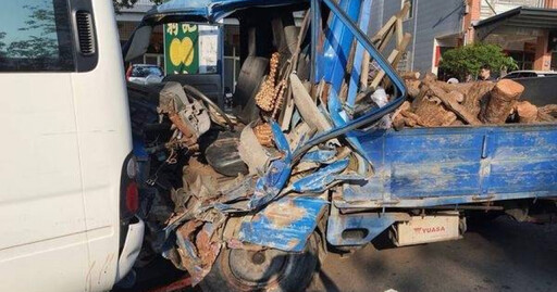 彰化員林貨車失控衝向廟前釀1死2傷 駕駛頭部重傷身亡