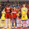 蔣萬安擔任雙北反毒籃球賽開球嘉賓