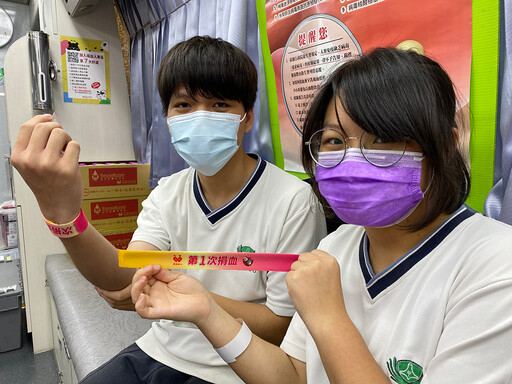 臺南慈中17歲青年首要事 滿腔熱血捐出來
