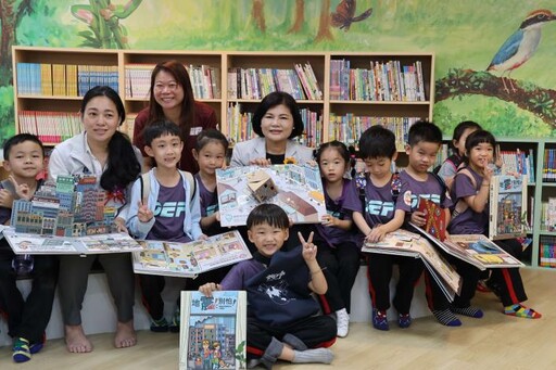 石龜國小社區共讀站正式啟用 推動閱讀親子共學