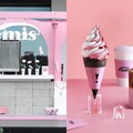 CAFE!N × emis 聯名快閃台中勤美誠品綠園道 玫瑰覆盆莓霜淇淋、拿鐵獨家推出