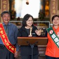 黃金週／輔選南投、彰化 蔡英文：讓台灣乘民主的車穩健前行