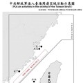 偵獲共機共艦於臺海周邊活動 國軍嚴密監控