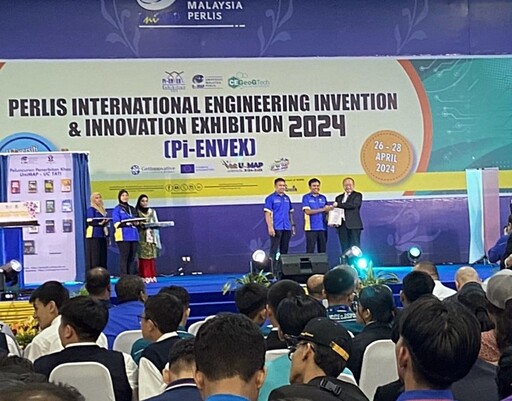 馬來西亞PiENVEX國際工程創新發明展奪金 龍華科大林宗新團隊發光