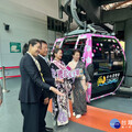 九族絕美「櫻花女王號」纜車揭幕 台日共同簽署「花狩護櫻宣言」