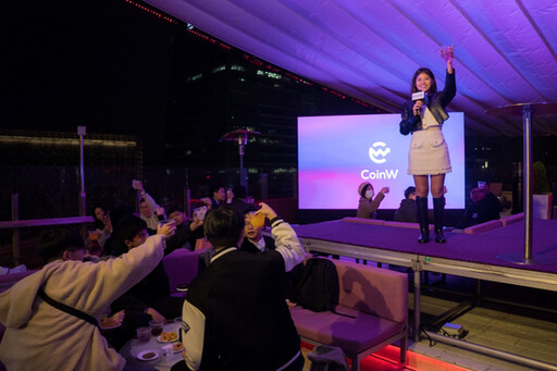 CoinW Taiwan歲末派對-MUSIC IN THE AIR, FUTURES ON MY HAND，為全球六周年慶典系列活動揭開序幕，參與者超過500人共同歡慶