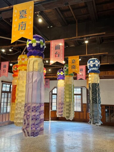 愛國婦人會館展出仙台七夕祭彩球 黃偉哲邀民眾感受友誼市文化