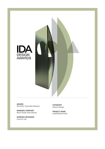 【喬治黑羊設計】第十五屆美國IDA設計大獎 李家齊勢如破竹再獲國際榮耀！