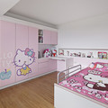 陳海茵為女兒羊羊打造甜美「Hello Kitty」公主房，快來一起體驗被 Hello Kitty包圍甜蜜幸福感