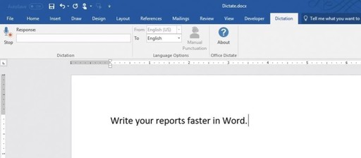 微軟釋出Office語音輸入工具Dictate，說話就能編輯文件、簡報