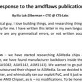 通報AMD不到一天就公布漏洞資訊惹爭議，CTS Labs：現行的「責任揭露」有問題