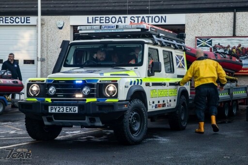 取代 Defender INEOS Grenadier 在蘇格蘭化身緊急救援車輛