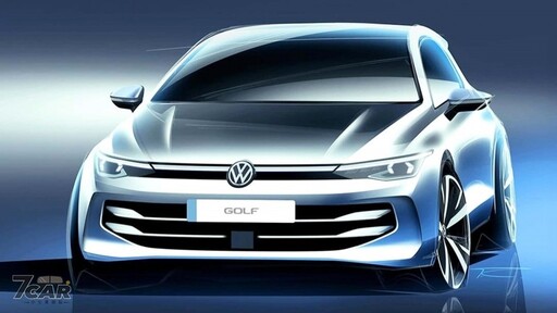 內燃機時代最後一次更新 第八代小改款 Volkswagen Golf 設計草圖曝光