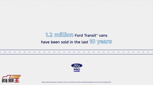 續航里程增加 32% 2024 年式 Ford E-Transit 歡慶十周年登場