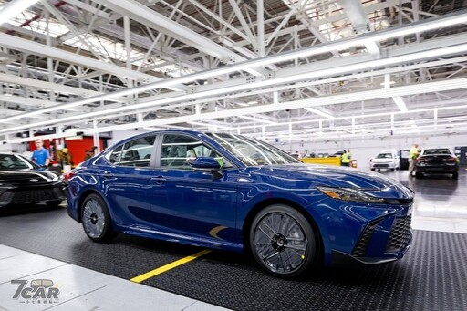往電氣化邁進 美規 2025 Toyota Camry 正式於北美工廠下線
