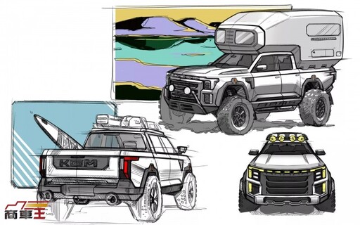 直指 Ford Ranger 與 Toyota Hilux,KGM 預告 Q300 中型皮卡 2026 年登場