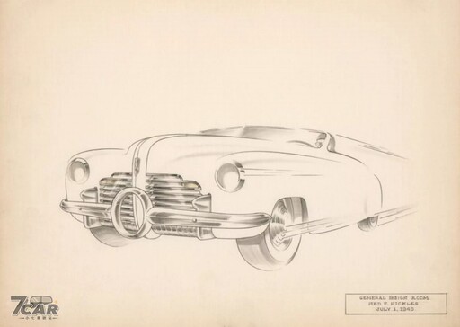 重現 1940 年代美國汽車風格，GM 檔案館收錄珍貴設計手稿曝光