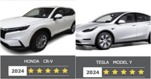 Tesla首撞＋Honda自費評等均獲5星 明年TNCAP「9款車」撞測名單曝光