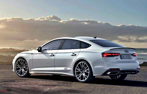 2024年式Audi A5 Sportback，同步升級外觀套件與內裝配備達15.6萬元！