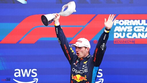 紅牛車隊Max Verstappen第三年加拿大大獎賽奪冠！本賽季第六個分站冠、締造F1第60場勝利！