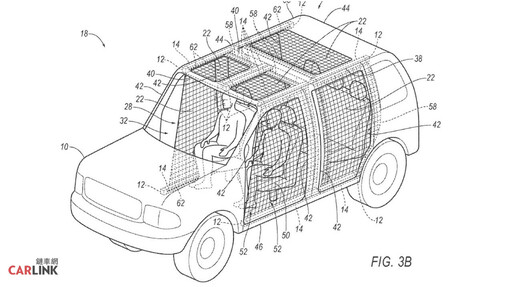 Ford為下一代純種越野車設計出情境式超大螢幕車門與天窗專利、但量產機率趨於零