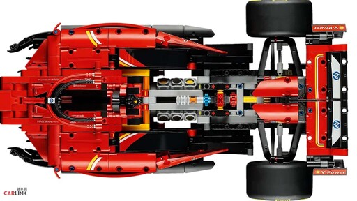 Ferrari F1賽車1：8樂高版｜零件破千、機械感十足非常好玩、價格不便宜