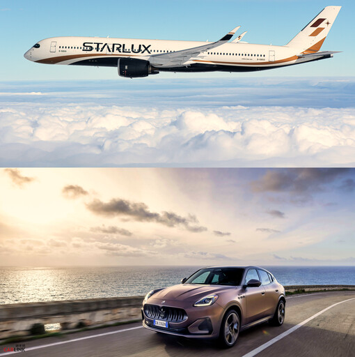 Maserati攜手星宇航空從道路到雲端,以Grecale擔綱旅途接送座駕,開啟奢華移動新篇章!