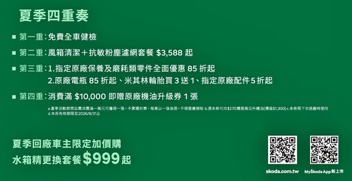 提供多項免費行車健檢及保修優惠,各車廠夏季健檢活動開跑總整理!