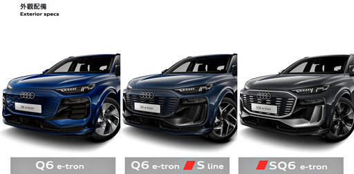 Audi Q6 Sportback e-tron 800V架構、充電10分鐘行駛265km/最高續航637公里。276萬元起登台