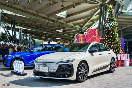 台灣奧迪三度攜手德國經濟辦事處，以純正德風應許台北花博、桃園藝文中心歡樂聖誕之約。