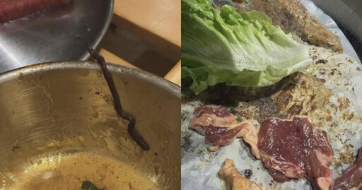 頭皮發麻!烤肉吃一半嘴裡掉出「10cm深褐色活蟲」 餐廳回應了