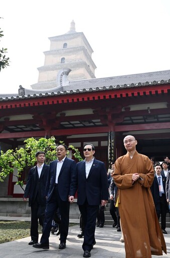 馬英九參訪西安國家版本館 盼中華文明照亮民族未來