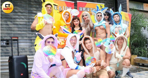 何超儀首次參加台灣同志遊行 力挺LGBTQ同框9位猛男KOL