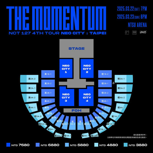 NCT 127巡演首度來台 3月林口體育館連唱2天