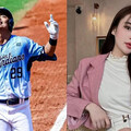 球場愛相隨1／富邦悍將球星申皓瑋緊摟女伴 友人面前甜蜜捏臉擁抱