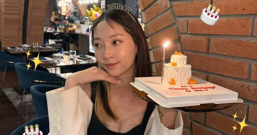 張菲辣媳「罕露事業線」歡慶32歲生日 網驚:老公讓你穿這樣出門?