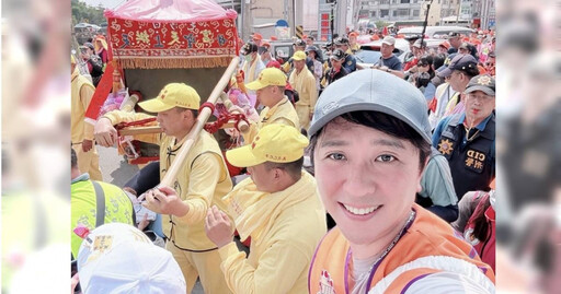 沈建豪白沙屯媽祖繞境當3天志工 感恩媽祖幫度人生低潮