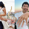 《尚氣》劉思慕求婚成功！女友曬「超大鴿子蛋」放閃喊未婚夫