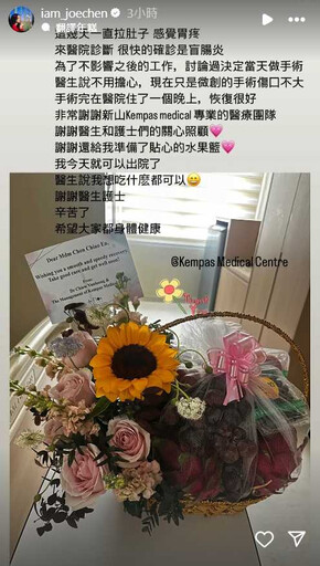 陳喬恩得盲腸炎「遭醫師酸胡扯」 本人不爽回嗆:老娘沒想上熱搜