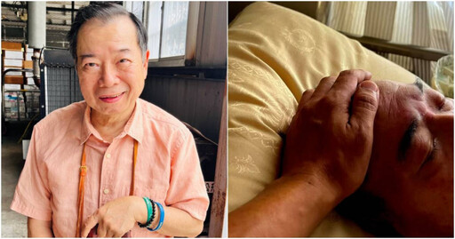 廖峻3度中風出院返家了!兒廖錦德曬「溫馨摸頭照」曝最新現況