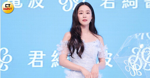 金泰希淺藍紗質禮服飄仙氣 婚後忙育兒認求助醫美