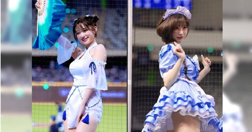 流量密碼!AI女神李珠珢球場邊「吃冰塊」 被瀏覽次數太狂了