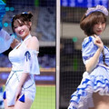 流量密碼！AI女神李珠珢球場邊「吃冰塊」 被瀏覽次數太狂了