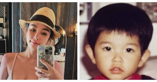 許維恩自嘲童年「像男孩」!王家梁也曬5歲萌照 夫妻對比女兒忒忒掀論戰:到底像誰