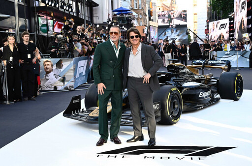 小布搭肩阿湯哥世紀同框 《F1電影》上映1天飆破千萬