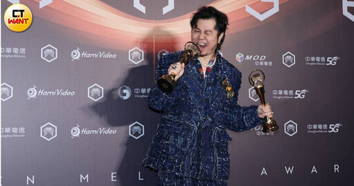金曲36/黃子軒連拿兩獎感謝一路上的音樂夥伴 山姆奪最佳新人:感謝自己的一無所有