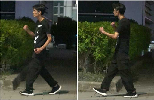 直擊！唐治平遊走街頭突出左勾拳 身形消瘦變成「皮包骨」
