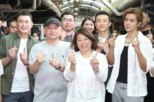 王識賢、羅志祥主演《我的網紅女兒》嘉義市開拍 黃敏惠探班力挺影視發展